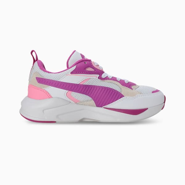 X-Ray Prism Youth Shoes, PUMA White-Wild Berry-Pink Lilac, extralarge-IND