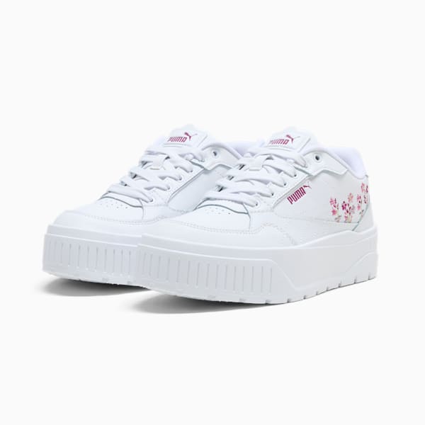 Karmen II Idol Novelty Women's Sneakers, PUMA White-PUMA White-Magenta Gleam, extralarge