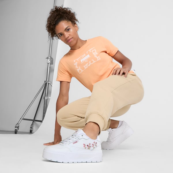 Tenis de deporte para mujer Karmen II Idol Novelty, PUMA White-PUMA White-Magenta Gleam, extralarge