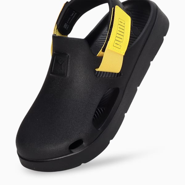Shibui Youth Clogs, PUMA Black-Speed Yellow, extralarge-IND