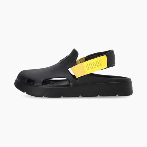 Shibui Youth Clogs, PUMA Black-Speed Yellow, extralarge-IND
