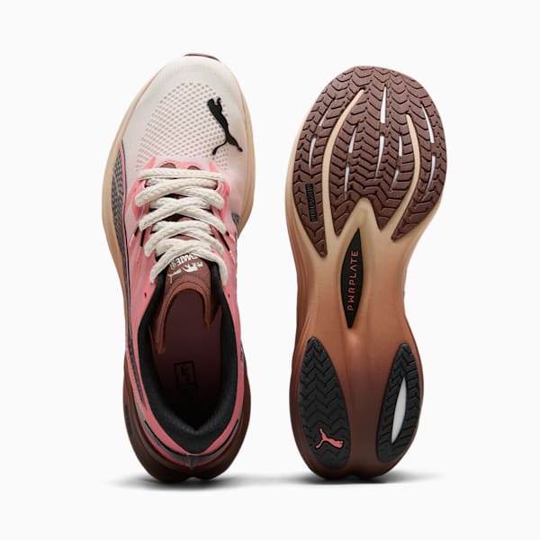 PUMA x THE BROOKLYN CIRCUS Deviate NITRO™ 3 Men's Running Shoes, Alpine Snow-Hibiscus Flower-Chocotart, extralarge