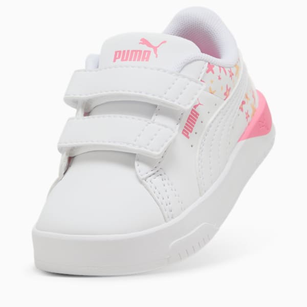 Tenis para niños Jada Classic Funky Flowers, PUMA White-Magic Rose-Almost Apricot, extralarge