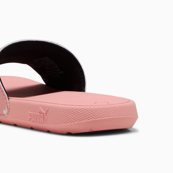 Cool Cat 2.0 Daisies Little Kids' Slides, Pink Fruit-PUMA Pink-PUMA White-Almost Apricot, extralarge