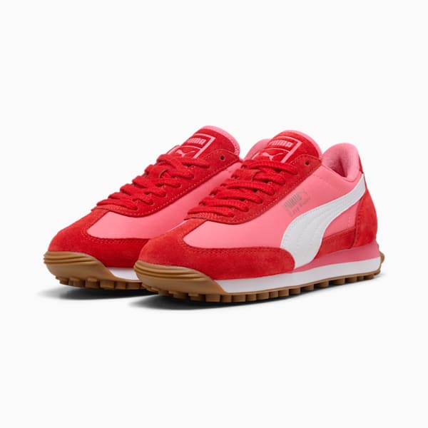 Tenis para niños grandes Easy Rider Love, Magic Rose-For All Time Red-PUMA White, extralarge