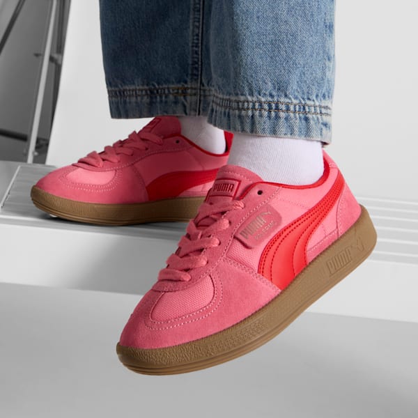 Tenis Palermo Love para adolescentes, Magic Rose-For All Time Red, extralarge