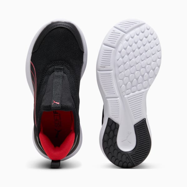キッズ クルーズ プロフォーム イーズイン カモ スニーカー 17-21cm, PUMA Black-For All Time Red, extralarge-JPN