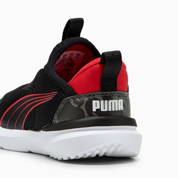 ベビー クルーズ イーズイン カモ スニーカー 12-16cm, PUMA Black-For All Time Red, extralarge-JPN
