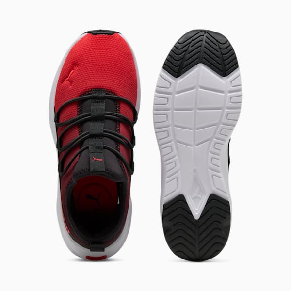 SOFTRIDE One4All Gradient Big Kids' Running Shoes, PUMA Black-For All Time Red-PUMA White, extralarge