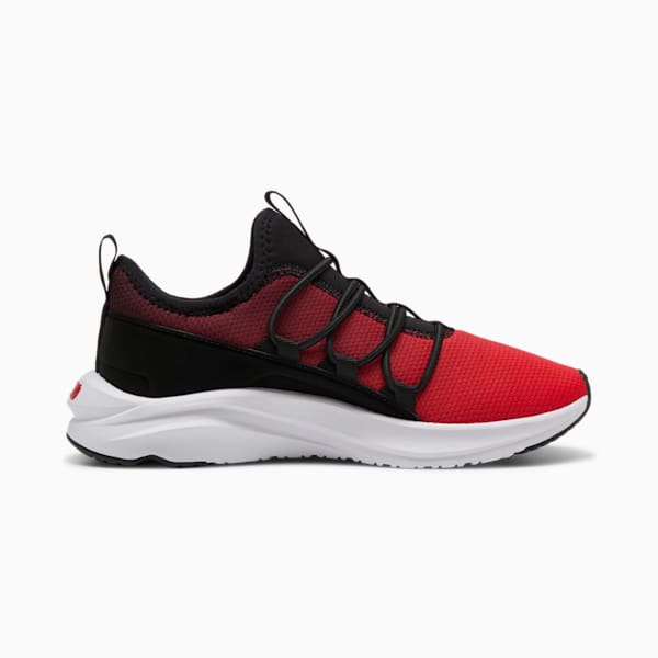 SOFTRIDE One4All Gradient Big Kids' Running Shoes, PUMA Black-For All Time Red-PUMA White, extralarge