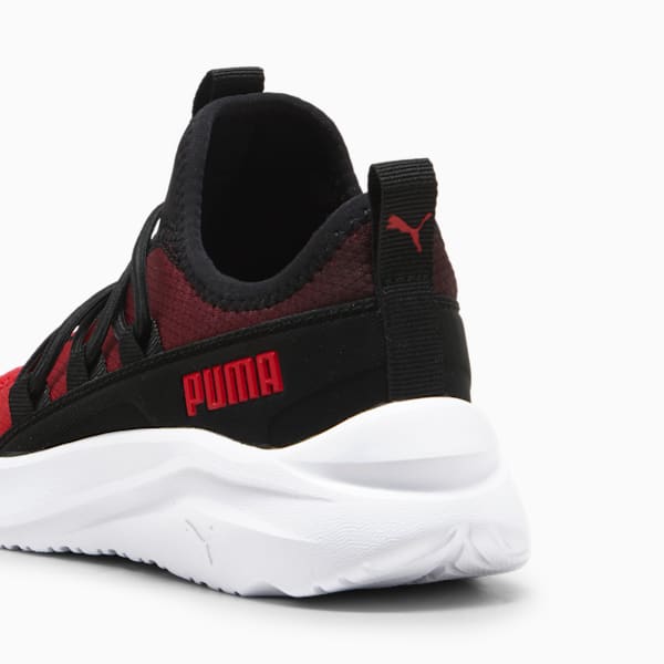 SOFTRIDE One4All Slip On Gradient Little Kids' Running Shoes, PUMA Black-For All Time Red-PUMA White, extralarge