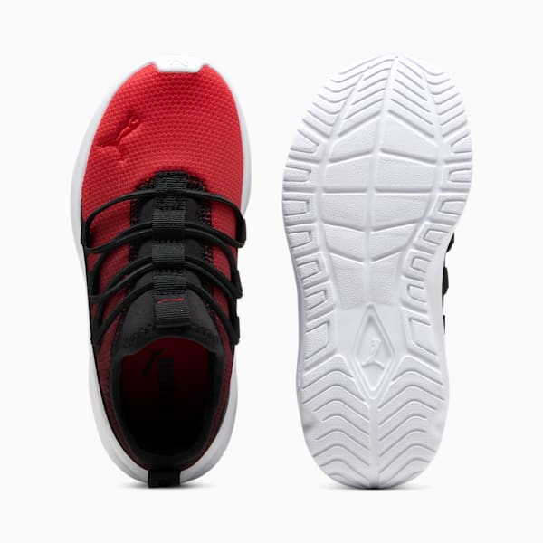 SOFTRIDE One4All Slip On Gradient Little Kids' Running Shoes, PUMA Black-For All Time Red-PUMA White, extralarge