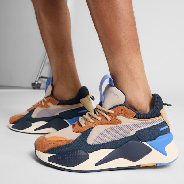 Tenis RS-X Alternate Route, Prairie Tan-Teak-Club Navy-Gray Skies, extralarge