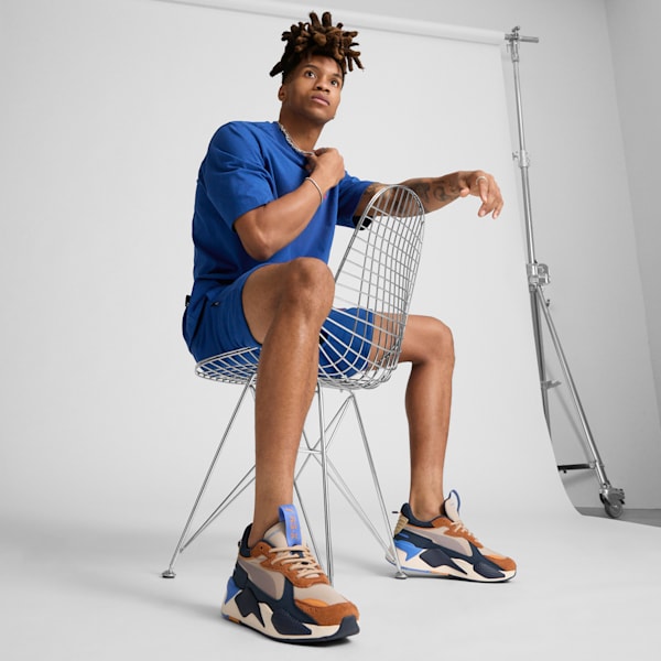 Tenis RS-X Alternate Route, Prairie Tan-Teak-Club Navy-Gray Skies, extralarge