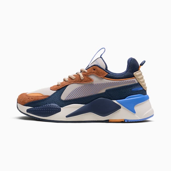 Tenis RS-X Alternate Route, Prairie Tan-Teak-Club Navy-Gray Skies, extralarge