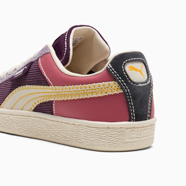 Tenis Suede Crafted, Flat Dark Gray-Midnight Plum-Alpine Snow, extralarge