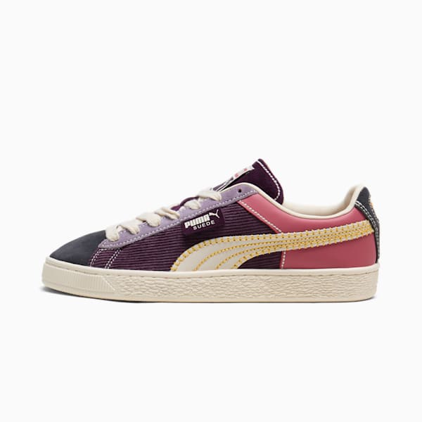 Tenis Suede Crafted, Flat Dark Gray-Midnight Plum-Alpine Snow, extralarge