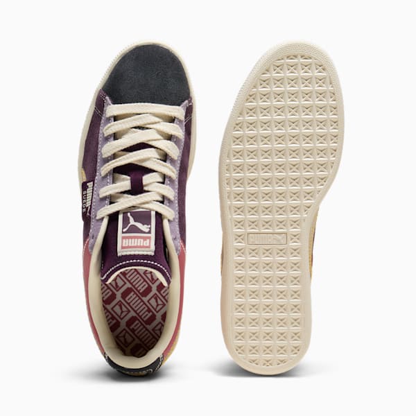 Tenis Suede Crafted, Flat Dark Gray-Midnight Plum-Alpine Snow, extralarge