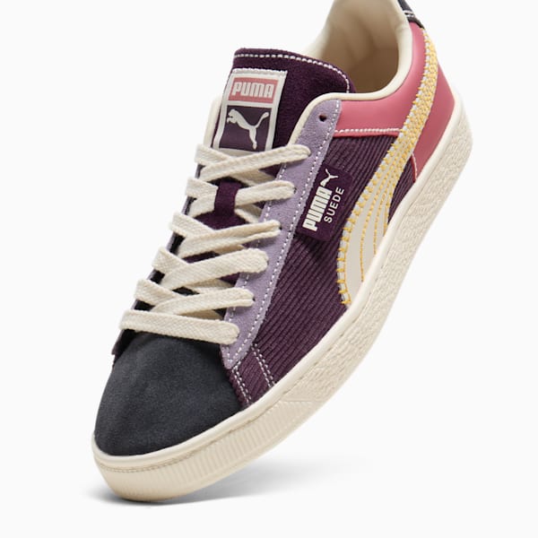 Tenis Suede Crafted, Flat Dark Gray-Midnight Plum-Alpine Snow, extralarge