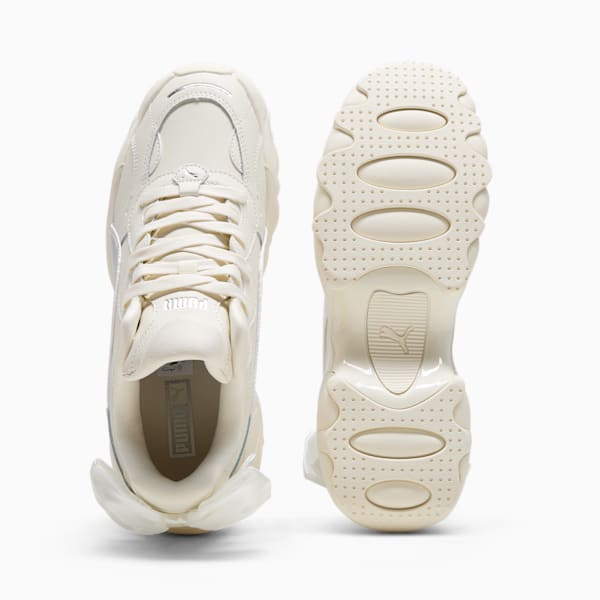 Tenis Pulsar Wedge Bowknot para mujer, Frosted Ivory-PUMA Silver, extralarge