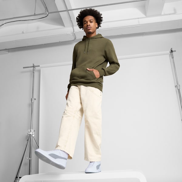 Sneakers PUMA Dribble montantes Homme, PUMA White-Smokey Gray, extralarge