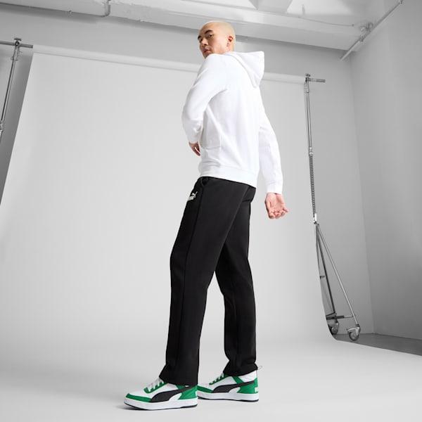 PUMA Dribble Mid Men's Sneakers, PUMA White-PUMA Black-Archive Green, extralarge