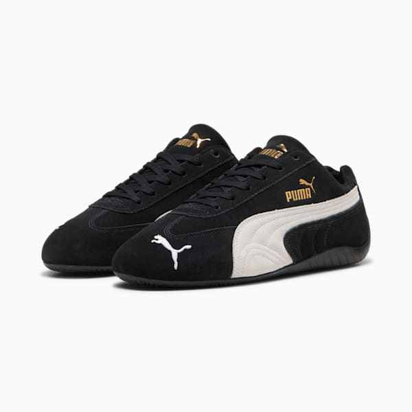 Tenis Speedcat Piping para mujer, PUMA Black-PUMA White, extralarge