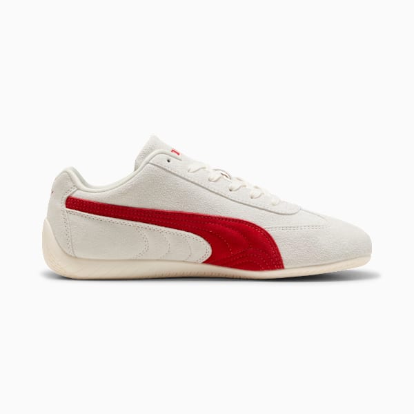 Tenis Speedcat Piping para mujer, Vapor Gray-For All Time Red, extralarge