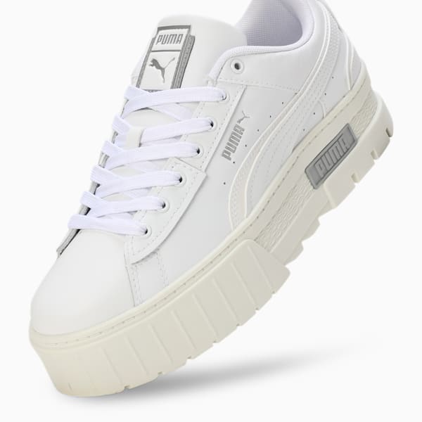 Mayze UT Reflect Women's Sneakers, PUMA White-PUMA White-PUMA Silver, extralarge-IND