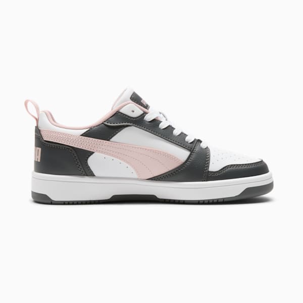 Tenis para mujer Rebound v6 Low, Strong Gray-Mauve Mist-PUMA White, extralarge