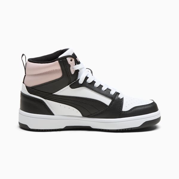 Sneakers Rebound V6 Mid Femme, PUMA White-PUMA Black-Mauve Mist, extralarge