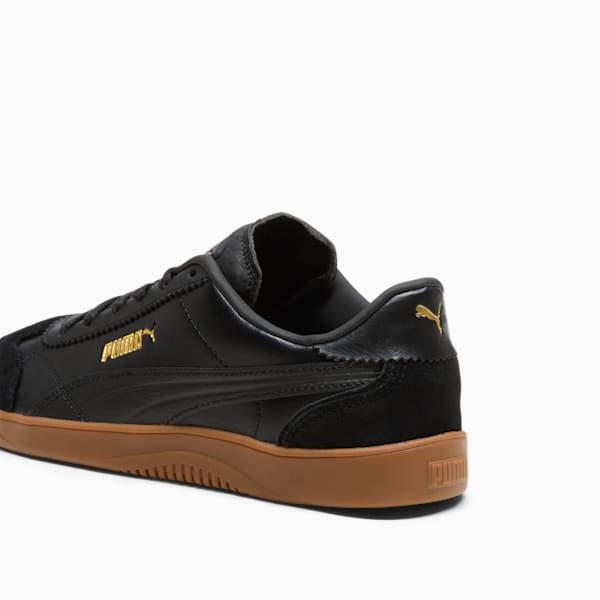 Tenis para hombre PUMA Club 5v5 Lux, PUMA Black-PUMA Black-PUMA Gold, extralarge