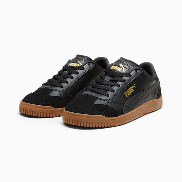 Tenis para hombre PUMA Club 5v5 Lux, PUMA Black-PUMA Black-PUMA Gold, extralarge
