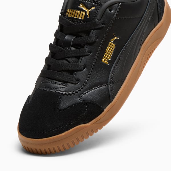 PUMA Club 5v5 Lux Women's Sneakers, PUMA Black-PUMA Black-PUMA Gold, extralarge