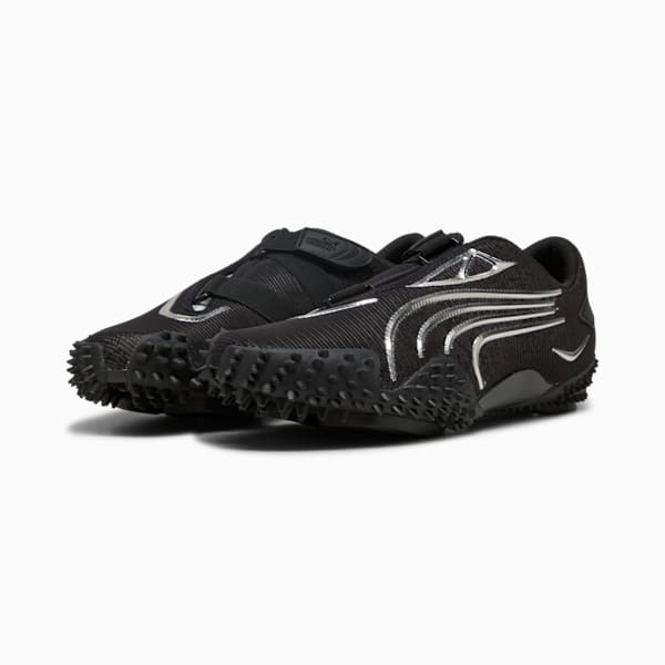 Mostro Metallic Men's Sneakers, PUMA Black-PUMA Silver, extralarge