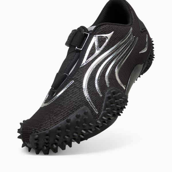 Mostro Metallic Men's Sneakers, PUMA Black-PUMA Silver, extralarge