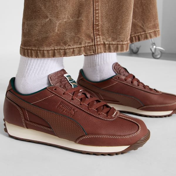 PALAIS ARTISAN Easy Rider Men's Sneakers, Brandy-Blue Crystal, extralarge