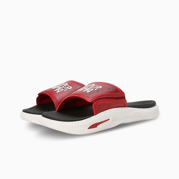 Softride Pro 24 Super Men's Slides, Intense Red-Warm White-PUMA Black, extralarge-IND