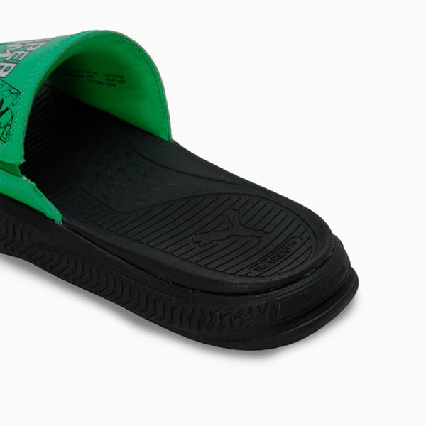 Softride Pro 24 Super Men's Slides, PUMA Black-Grassy Green-PUMA White, extralarge-IND