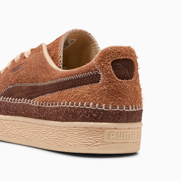 Suede Moccasin Sneakers Unisex, Brandy-Chocotart, extralarge