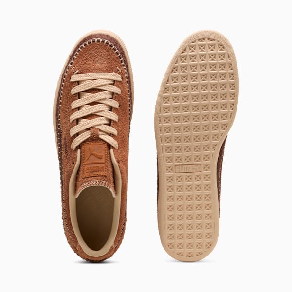 Suede Moccasin Sneakers Unisex, Brandy-Chocotart, extralarge