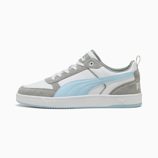PUMA Dribble SD Sneakers, PUMA White-Silver Sky-Feather Gray, extralarge-GBR