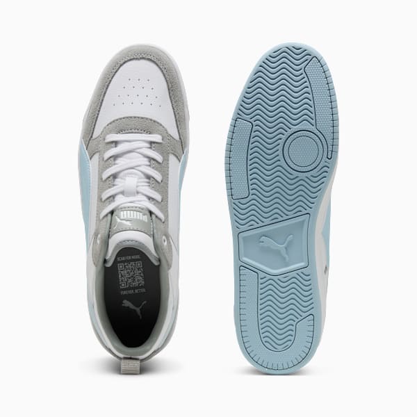 PUMA Dribble SD Sneakers, PUMA White-Silver Sky-Feather Gray, extralarge-GBR