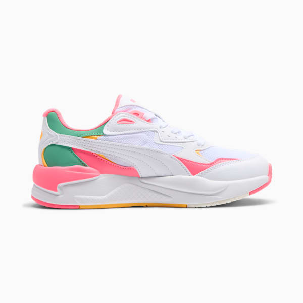 Zapatos para mujer X-Ray Speed Wide, PUMA White-Sunset Glow-Jade Frost, extralarge