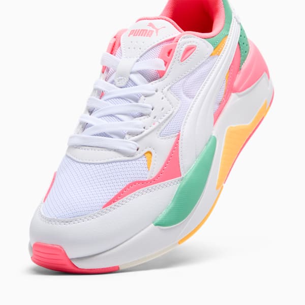 Zapatos para mujer X-Ray Speed Wide, PUMA White-Sunset Glow-Jade Frost, extralarge