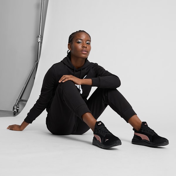 Tenis deportivos para mujer Pace Future Street Wide, PUMA Black-Rose Gold, extralarge