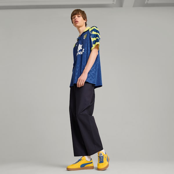 ユニセックス PUMA x パルマ カルチョ スーパーチーム スニーカー, Sport Yellow-Vivid Blue, extralarge-JPN
