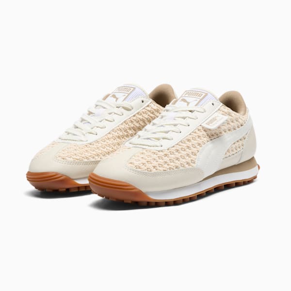 Easy Rider Knit Women's Sneakers, Warm White-PUMA White-Oak Branch, extralarge