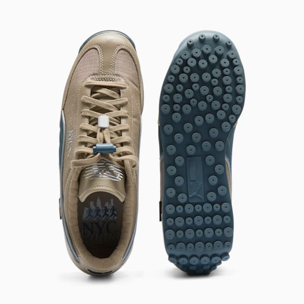 Easy Rider NYC Long Run Cordura Men's Sneakers, Oak Branch-Gray Skies-PUMA Silver, extralarge