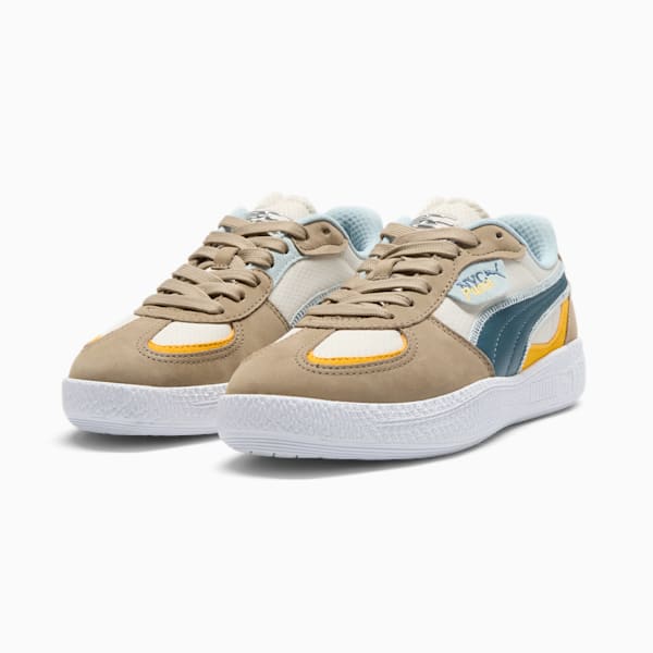 Tenis Palmero Lamoda NYC Long Run para mujer, Oak Branch-Gray Skies-Tangerine, extralarge